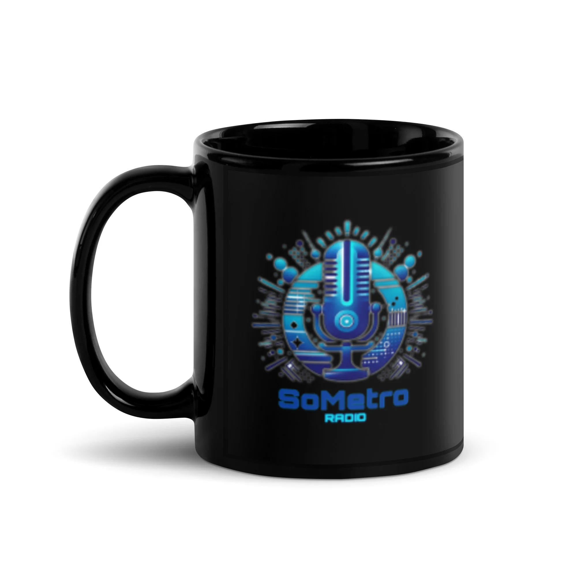 SoMetro Radio - Black Glossy Mug - Image 2