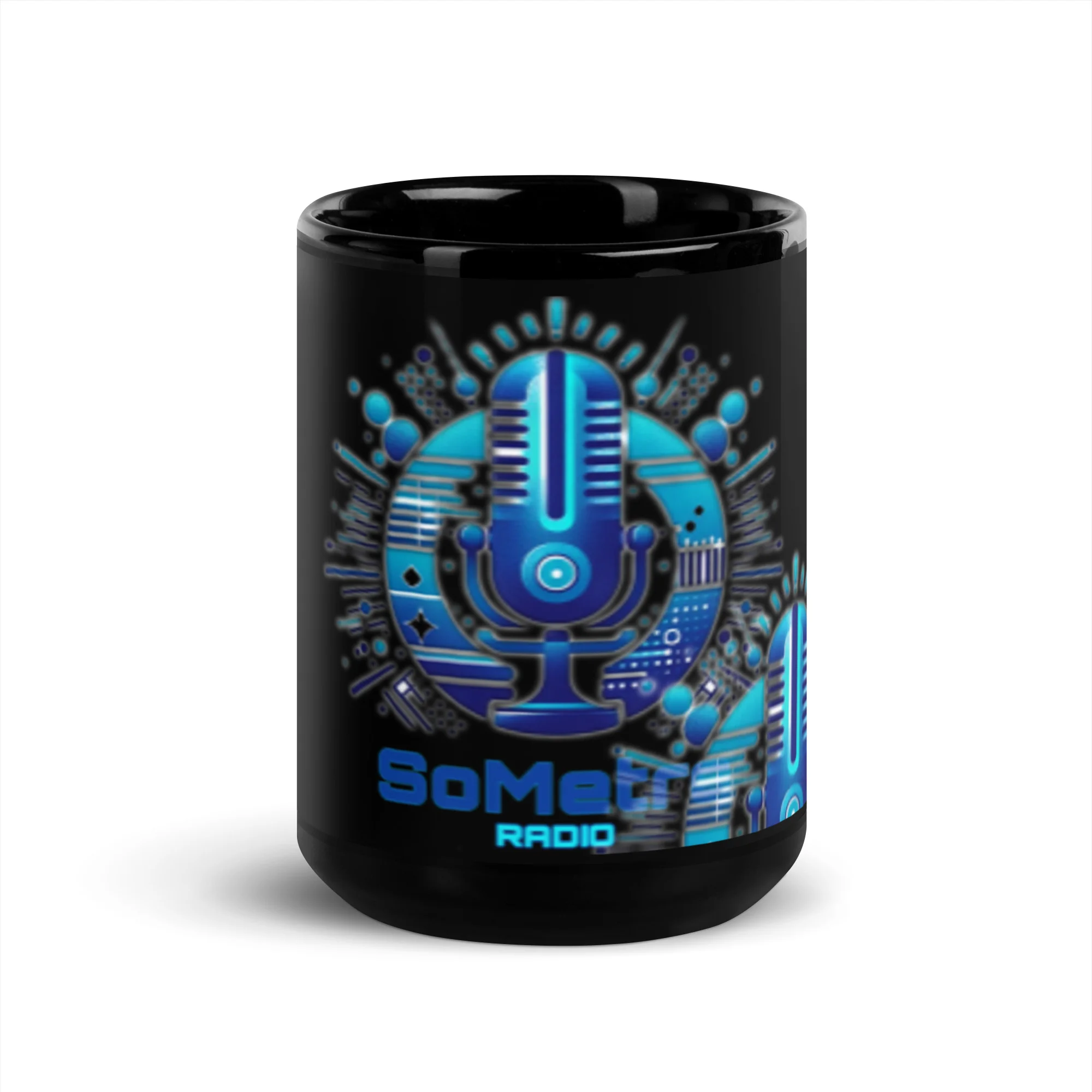 SoMetro Radio - Black Glossy Mug - Image 6