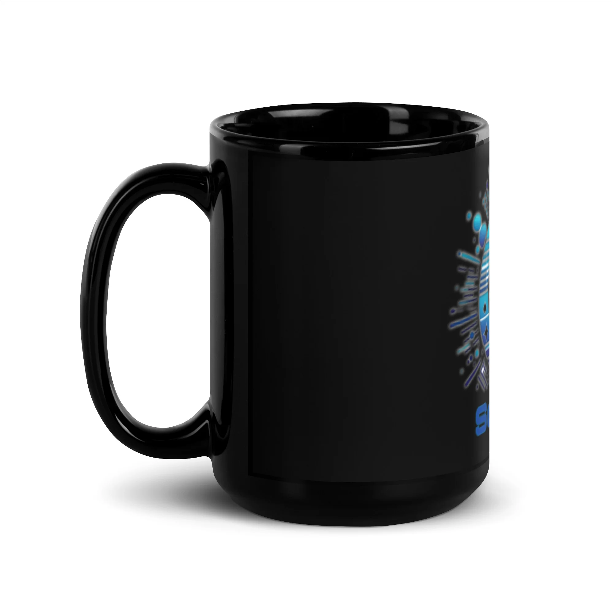 SoMetro Radio - Black Glossy Mug - Image 4