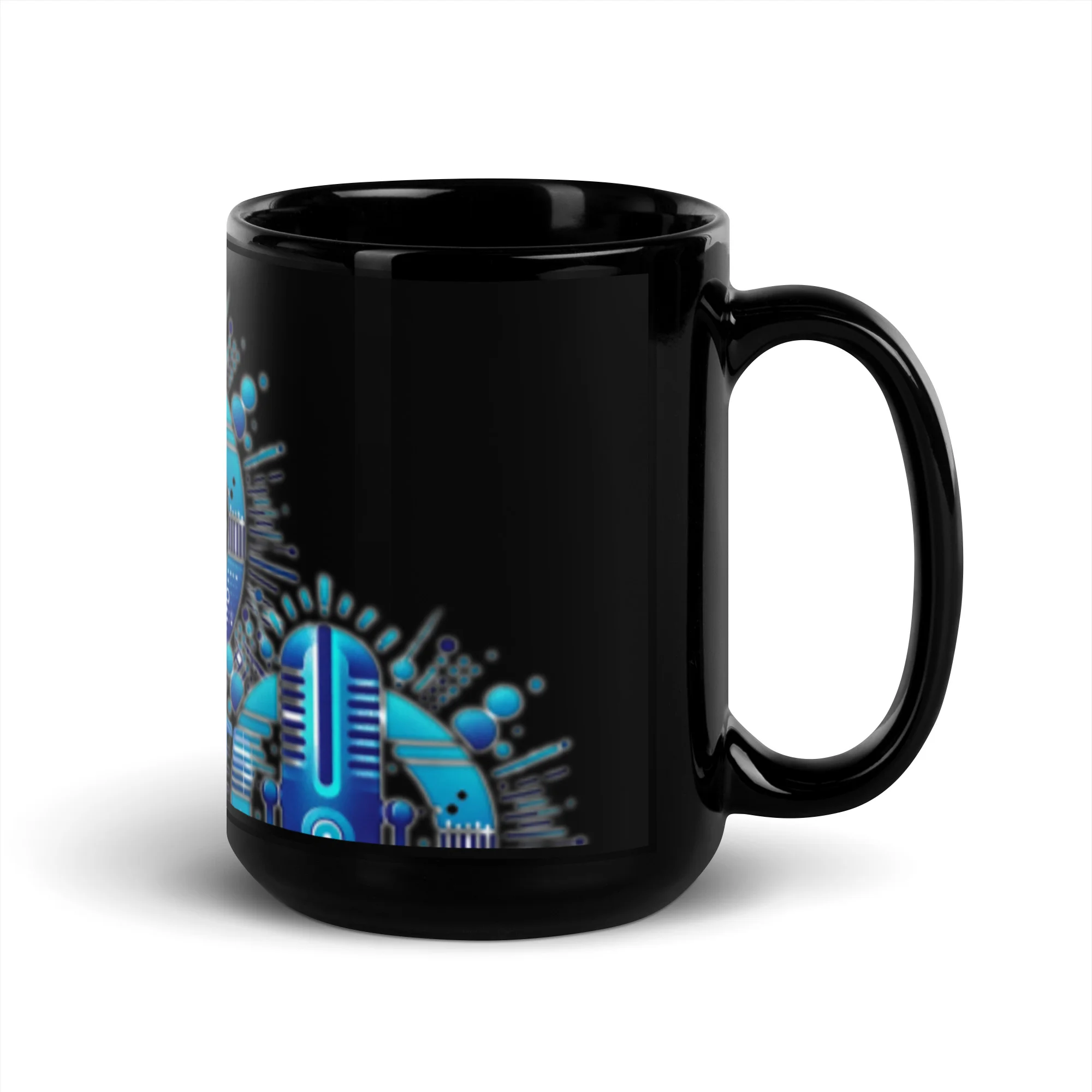 SoMetro Radio - Black Glossy Mug - Image 5